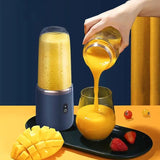 Portable Automatic Juicer Cup - USB Rechargeable Personal Blender Bottle